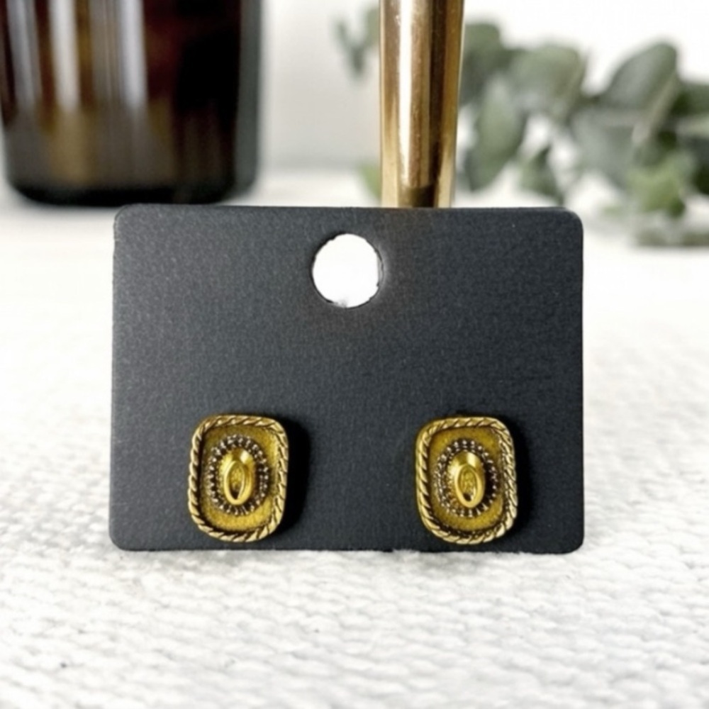 BOGO! Cowboy Hat Western Stud Earrings Dainty Gold color New Boutique